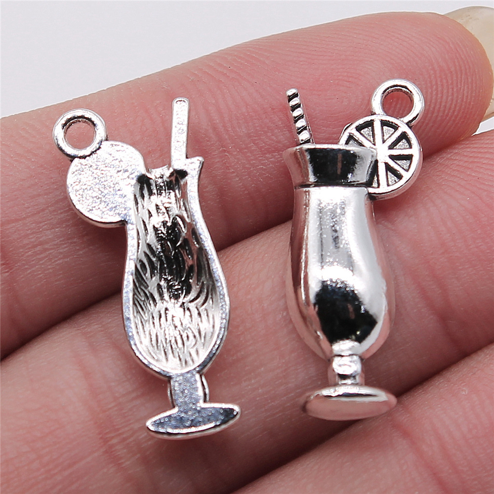 Vintage Fashion Theme - 4pcs 12x28mm Antique Silver Color A