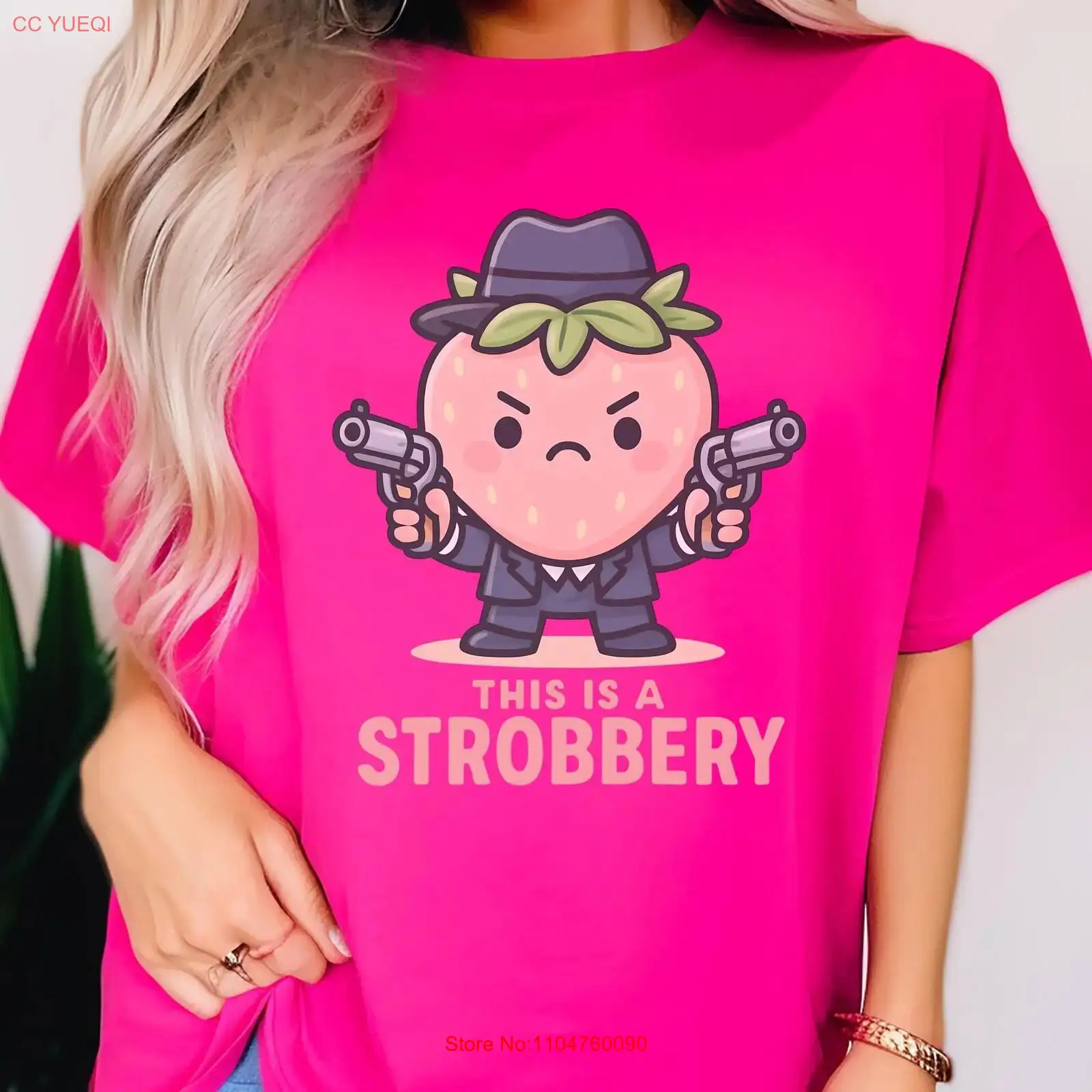 Quirky Vintage Fashion - Whimsical Strawberry T Shirt Fun Quirky
