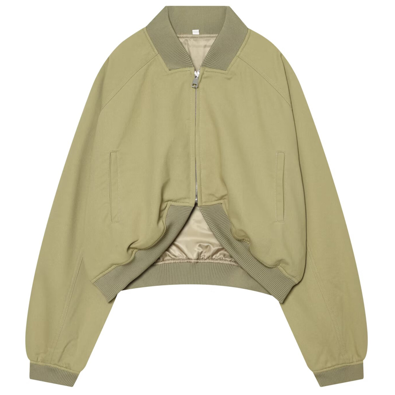 HXAO Crop Green Jackets Women' – обзор и цена Varsity Jacket Wool