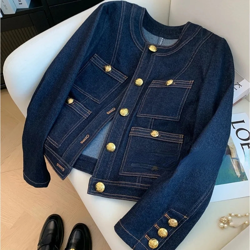 Korea Style Casual Denim Coat  – обзор и цена Vintage Fashion Korea