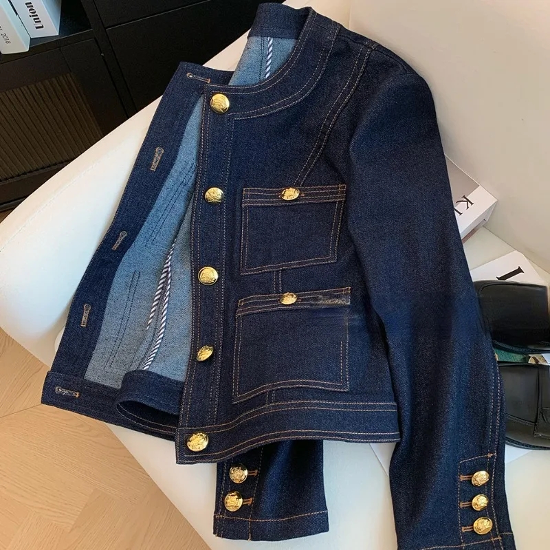 Korea Style Casual Denim Coat  – обзор и цена Vintage Fashion Korea