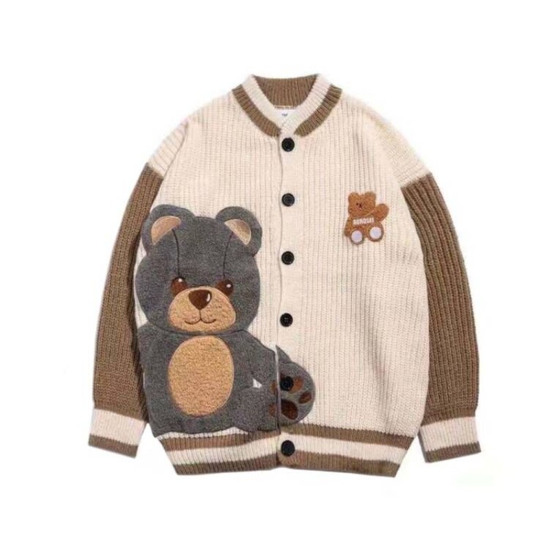 Womens Cute Bear Graphic Embro – обзор и цена Varsity Jacket Wool