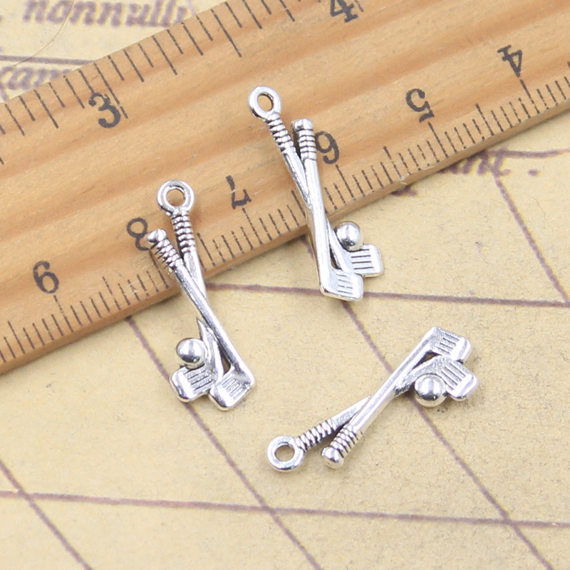 30pcs Charms Golf Club 22x8mm  – обзор и цена Vintage Fashion Club Photos