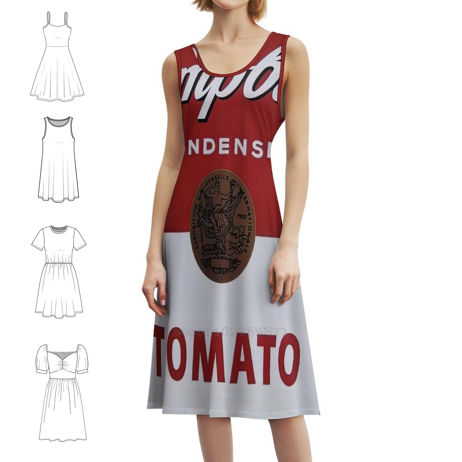 Pop Art Vintage Artist Boho Ch – обзор и цена Vintage Fashion Women Dresses
