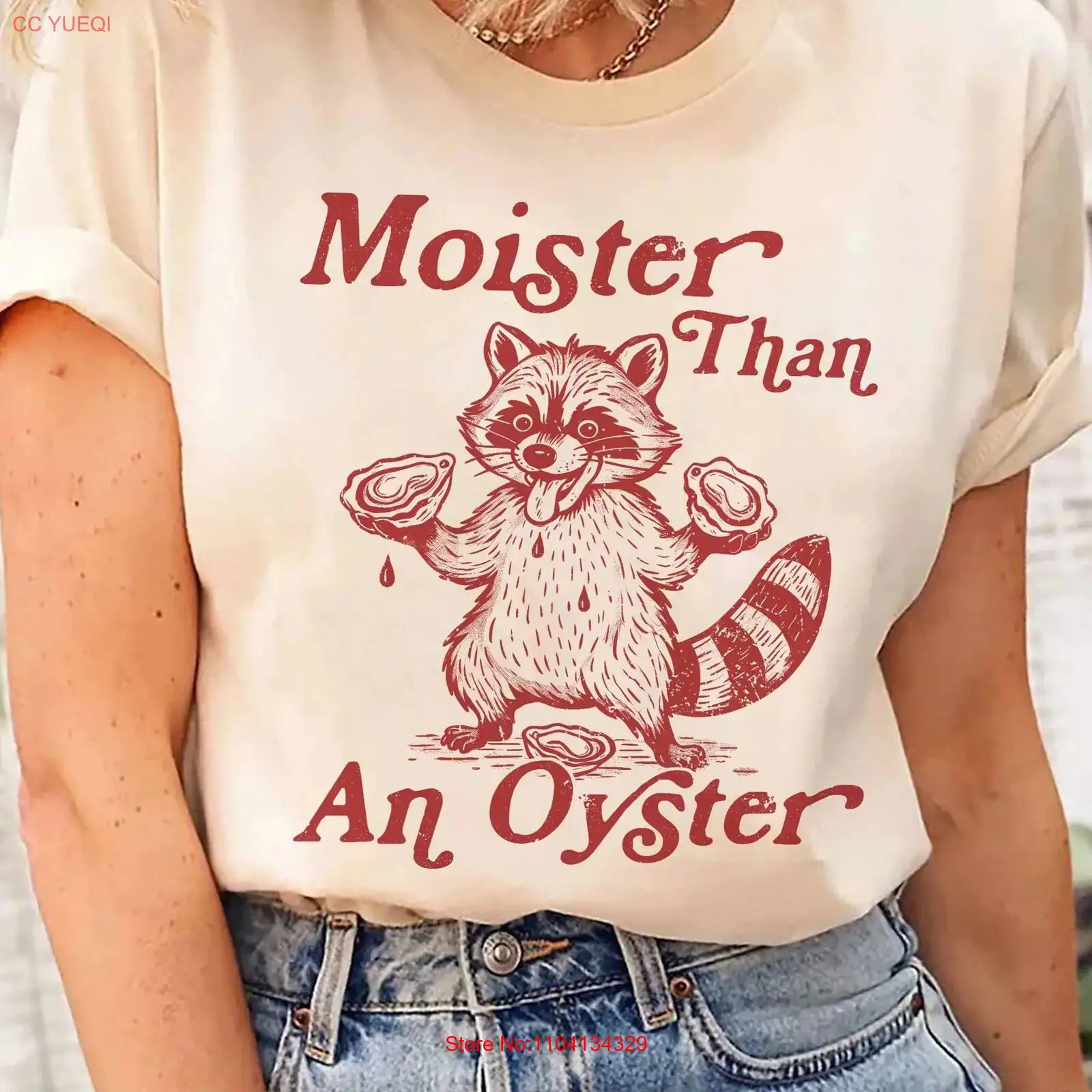 Moister Than An Oyster T Shirt – обзор и цена Quirky Vintage Fashion