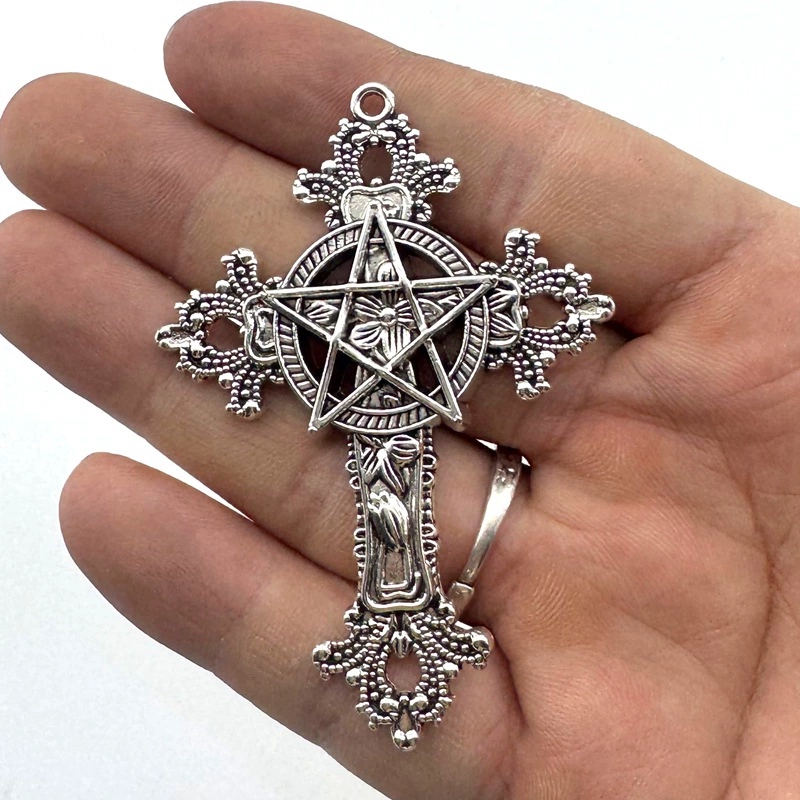 2pcs 30x15mm Gothic Big Cross  – обзор и цена Vintage Fashion Theme