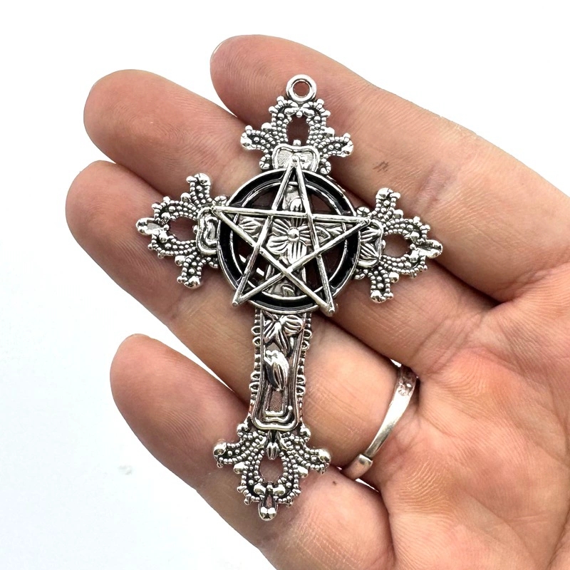 2pcs 30x15mm Gothic Big Cross  – обзор и цена Vintage Fashion Theme