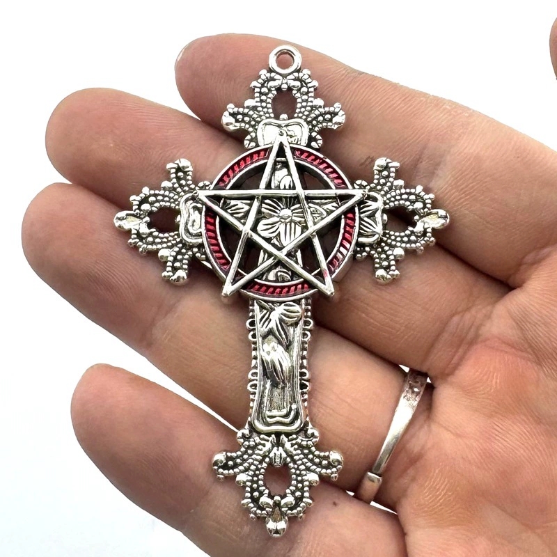 2pcs 30x15mm Gothic Big Cross  – обзор и цена Vintage Fashion Theme