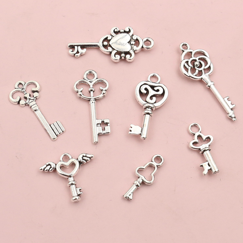 50pcs Vintage Small Key Charms – обзор и цена Vintage Fashion Theme