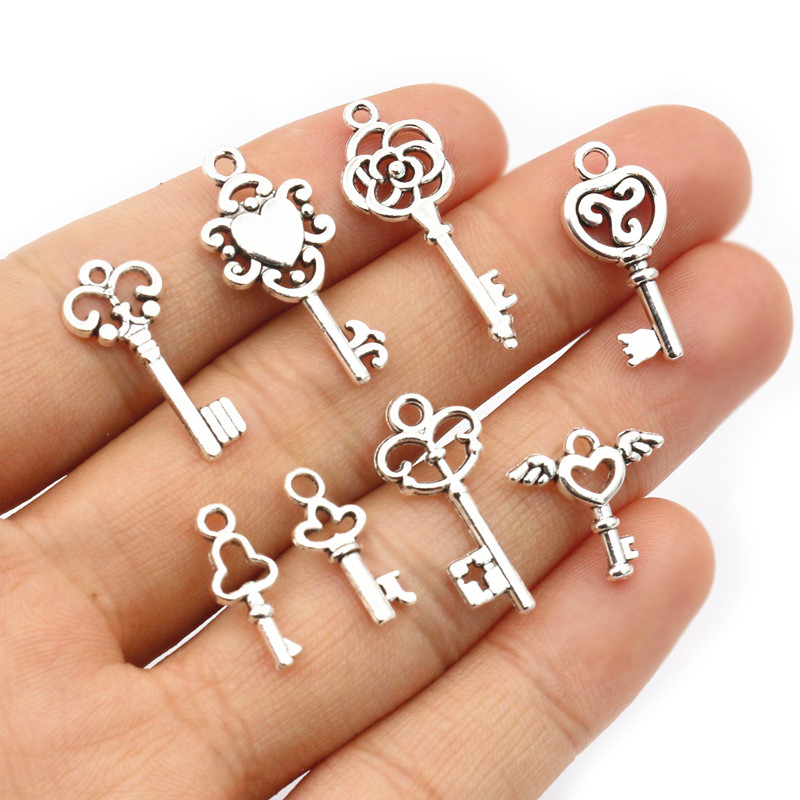 50pcs Vintage Small Key Charms – обзор и цена Vintage Fashion Theme