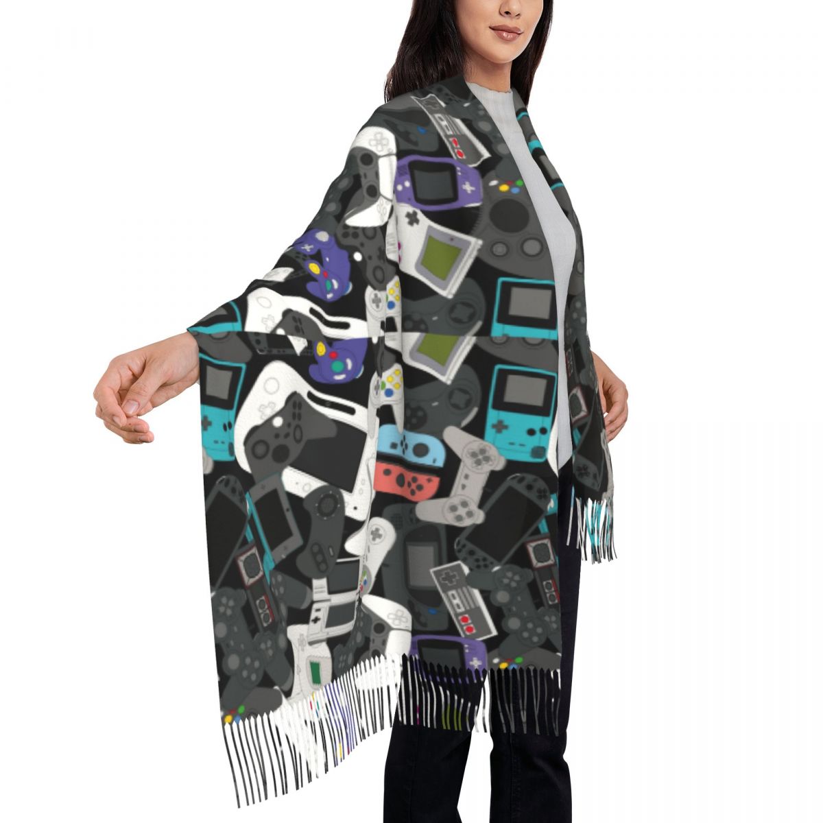 Gamer Controller Tassel Scarf  – обзор и цена Vintage Fashion Video