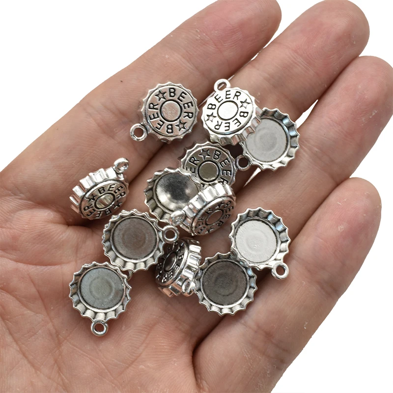 15PCS Antique Silver Plated Be – обзор и цена Vintage Fashion Theme
