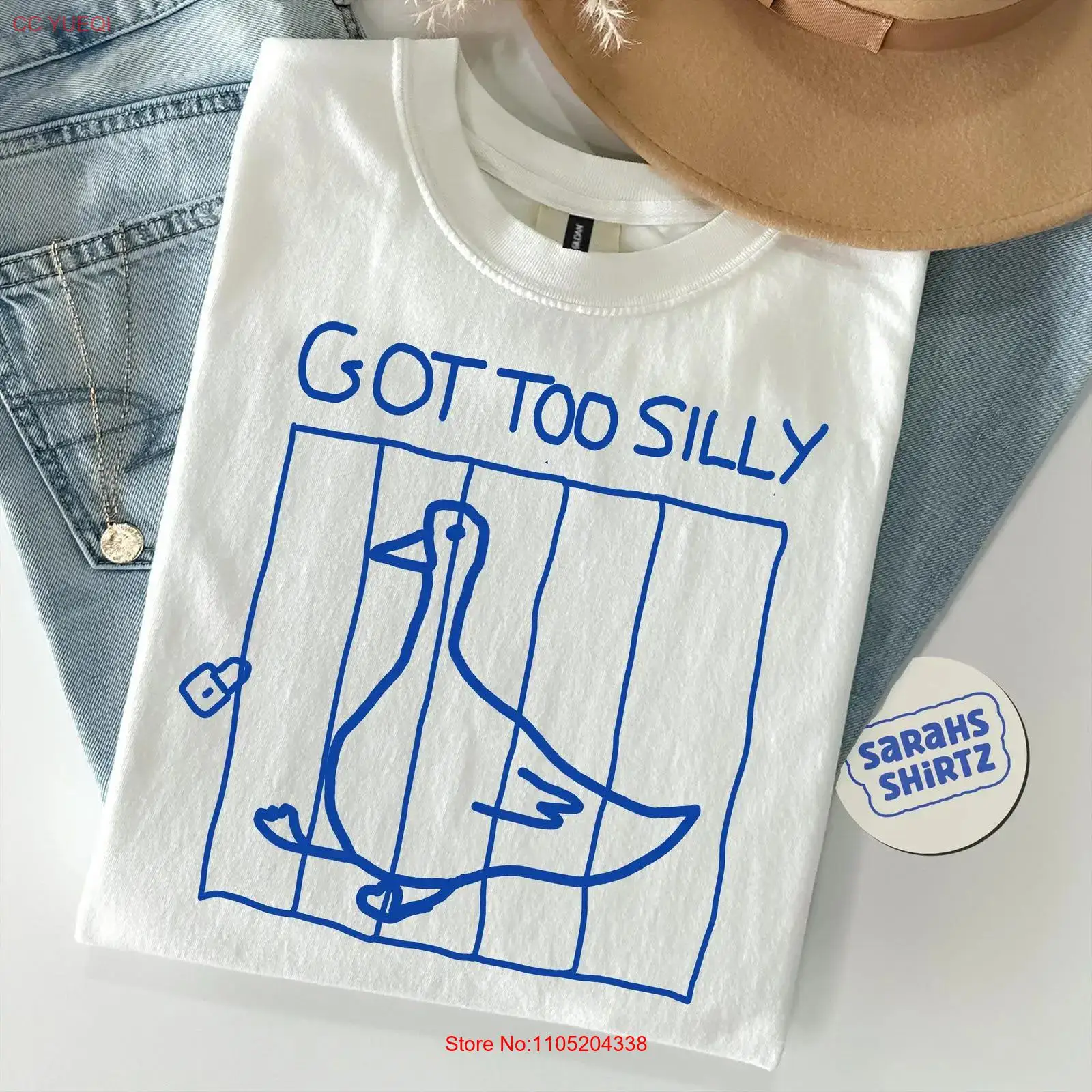 Wake Up Act Silly T Shirt Goos – обзор и цена Quirky Vintage Fashion