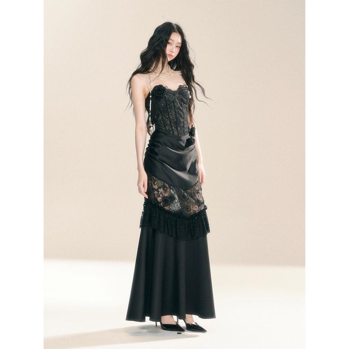 Vintage Gothic Grunge Y2k Lace – обзор и цена Vintage Fashion Women Dresses