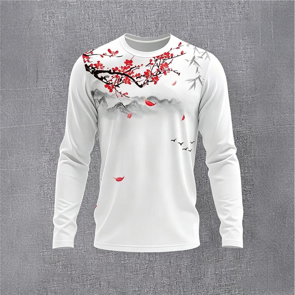 Chinese Style Ink Plum Blossom – обзор и цена Vintage Fashion T Shirts