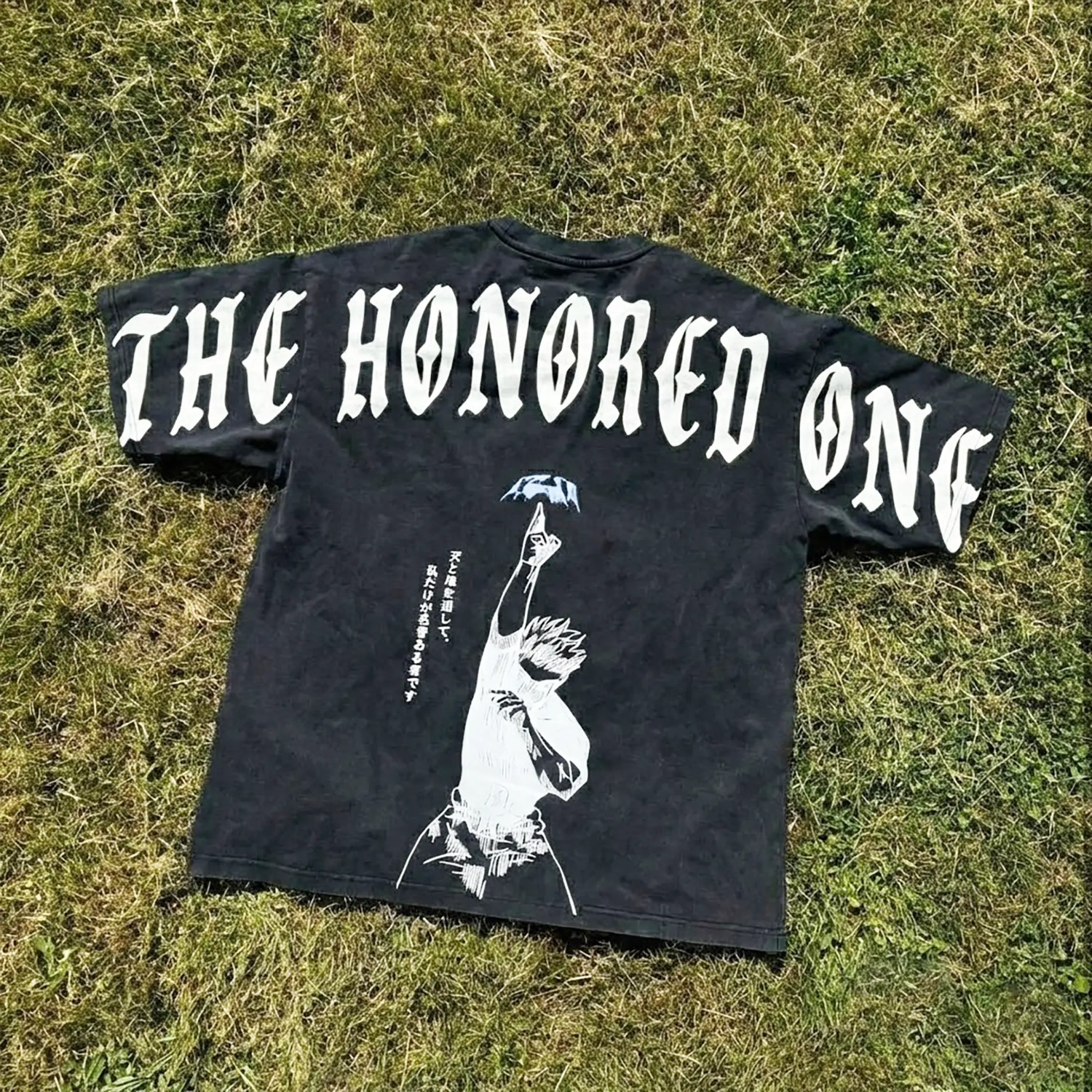 The Honored One Gojo JJK Acid  – обзор и цена Vintage Fashion T Shirts