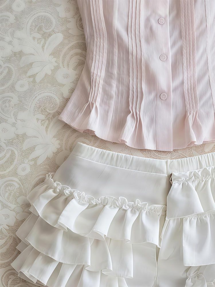 Sweet 2-Piece Set Woman Clothe – обзор и цена Vintage Fashion Korea