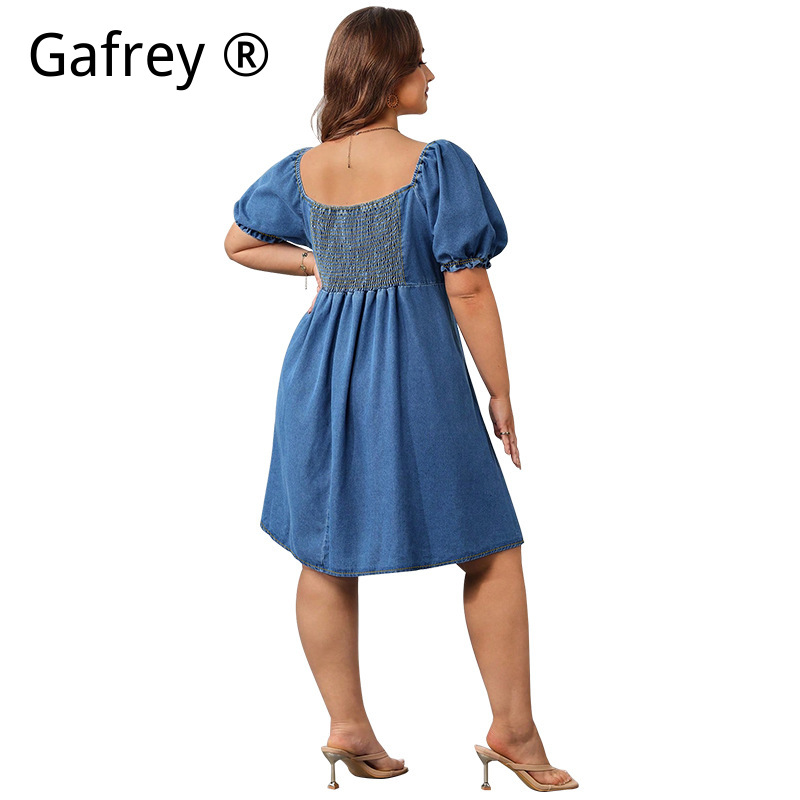 Women Summer Elastic Waist Den – обзор и цена Vintage Fashion Women Dresses