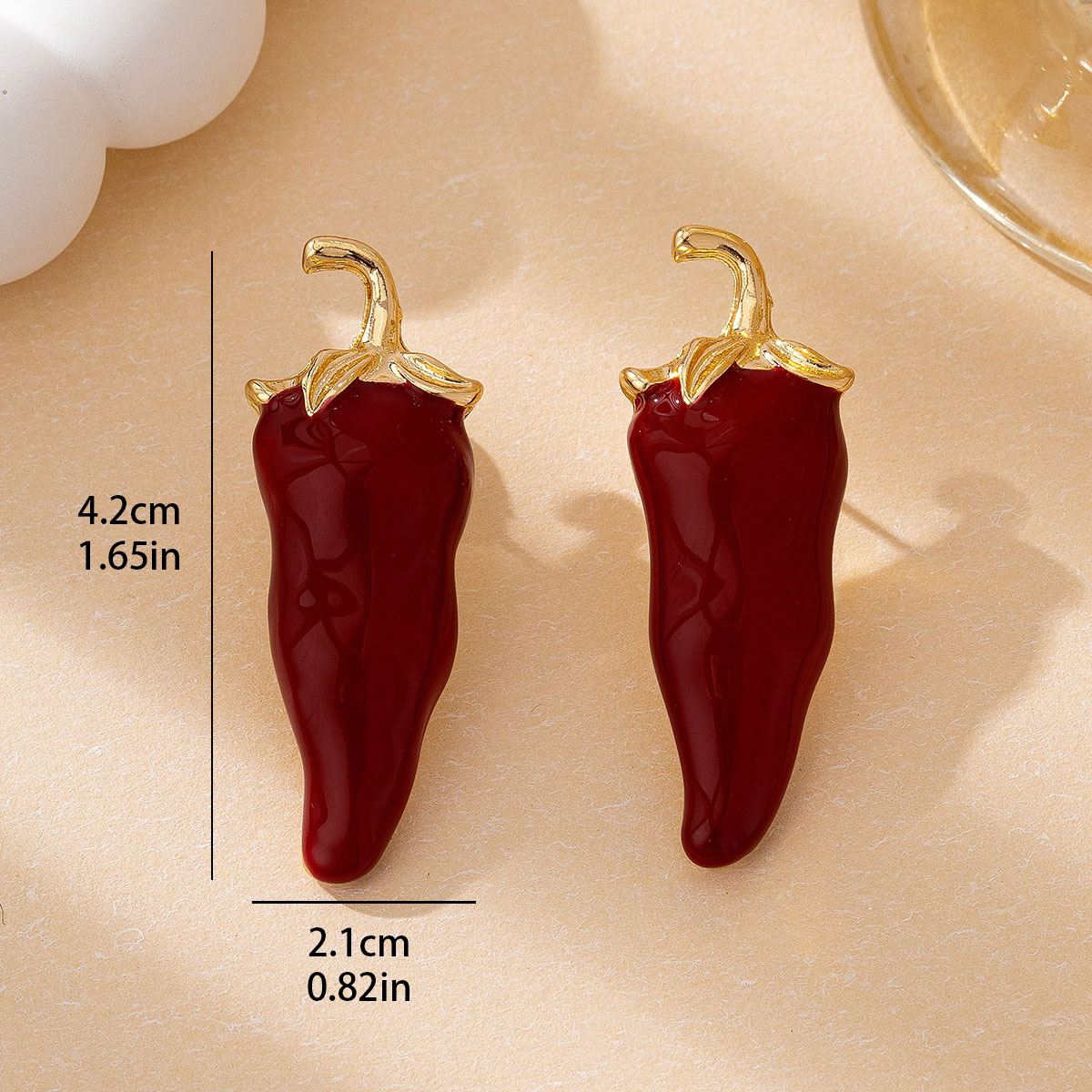 Quirky Chili Stud Earrings Wom – обзор и цена Quirky Vintage Fashion