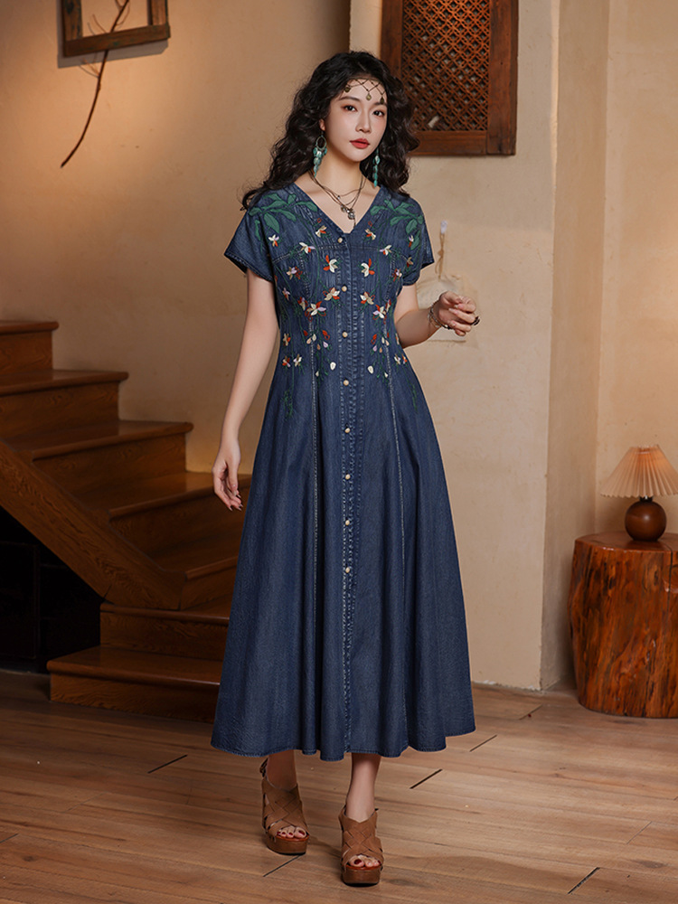 TIYIHAILEY Women Denim Dresses – обзор и цена Vintage Fashion Women Dresses