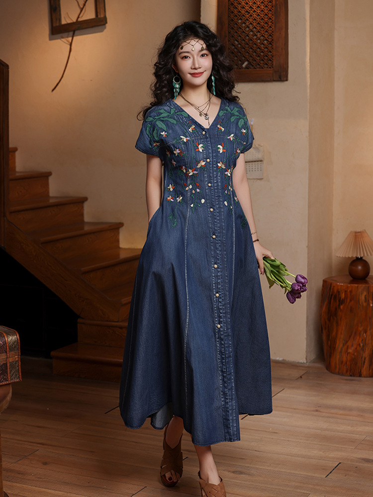 TIYIHAILEY Women Denim Dresses – обзор и цена Vintage Fashion Women Dresses